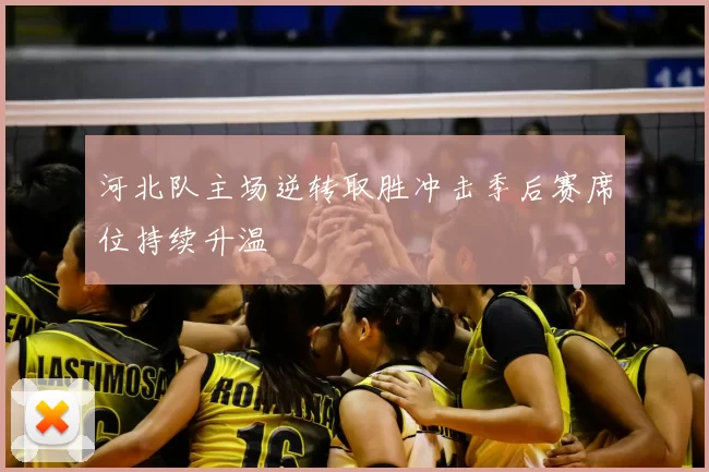 河北队主场逆转取胜冲击季后赛席位持续升温
